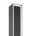 Nowoczesna lampa ogrodowa WYSOKA - 80CM słupek - czarna IP44 LED MODO
