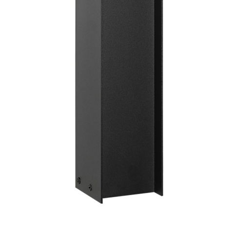 Nowoczesna lampa ogrodowa WYSOKA - 80CM słupek - czarna IP44 LED MODO