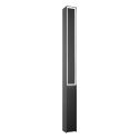 Nowoczesna lampa ogrodowa WYSOKA - 80CM słupek - czarna IP44 LED MODO