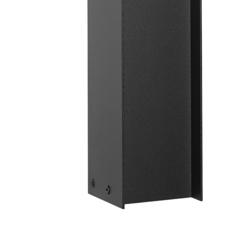 Nowoczesna lampa ogrodowa MODO słupek - czarna IP44 LED 50CM