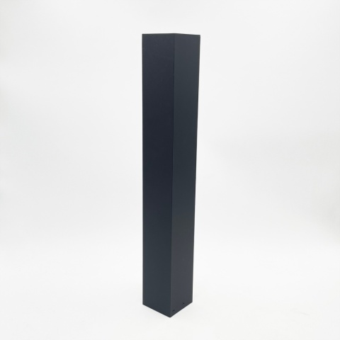 Nowoczesna lampa ogrodowa MODO słupek - czarna IP44 LED 50CM