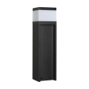Nowoczesna lampa ogrodowa VESPER słupek - czarna IP44 G9