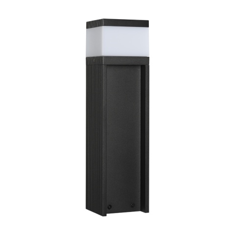 Nowoczesna lampa ogrodowa VESPER słupek - czarna IP44 G9