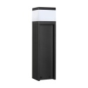 Nowoczesna lampa ogrodowa VESPER słupek - czarna IP44 G9
