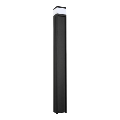 Nowoczesna lampa ogrodowa VESPER słupek - czarna IP44 G9 80CM