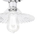 Nowoczesna lampa sufitowa TRISH klosz transparentny CHROM