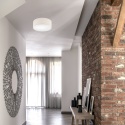 Nowoczesna lampa sufitowa VIVIAN plafon KREM - tkanina 1-punktowa E27