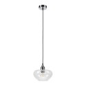 Nowoczesna lampa wisząca 1-punktowa FLO chrom E27