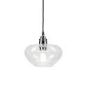 Nowoczesna lampa wisząca 1-punktowa FLO chrom E27