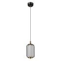 Nowoczesna lampa wisząca BONNIE 5W LED czarno-złota