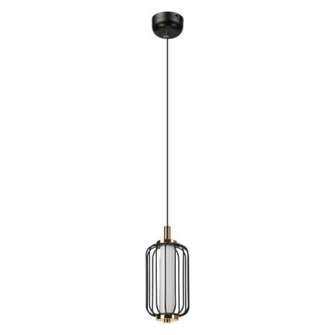 Nowoczesna lampa wisząca BONNIE 5W LED czarno-złota