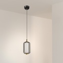 Nowoczesna lampa wisząca BONNIE 5W LED czarno-złota