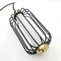 Nowoczesna lampa wisząca BONNIE 5W LED czarno-złota