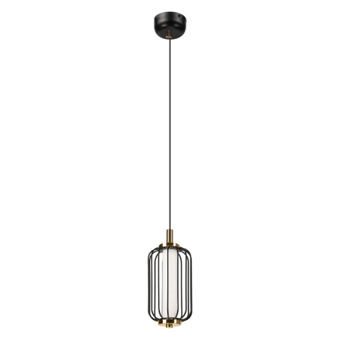 Nowoczesna lampa wisząca BONNIE 5W LED czarno-złota