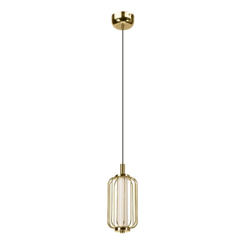 Nowoczesna lampa wisząca BONNIE 5W LED złota