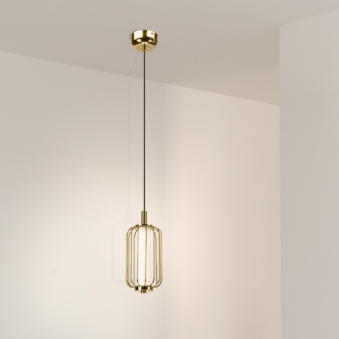 Nowoczesna lampa wisząca BONNIE 5W LED złota