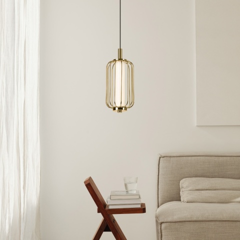 Nowoczesna lampa wisząca BONNIE 5W LED złota