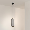 Nowoczesna lampa wisząca BONNIE 7W LED czarno-złota