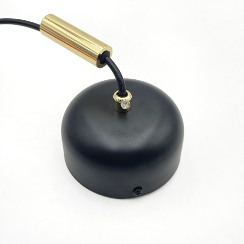Nowoczesna lampa wisząca BONNIE 7W LED czarno-złota