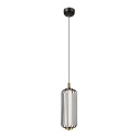Nowoczesna lampa wisząca BONNIE 7W LED czarno-złota