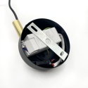 Nowoczesna lampa wisząca BONNIE 7W LED czarno-złota