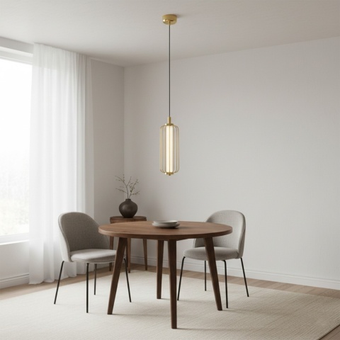 Nowoczesna lampa wisząca BONNIE 7W LED złota