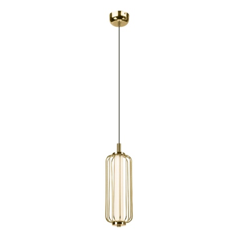 Nowoczesna lampa wisząca BONNIE 7W LED złota