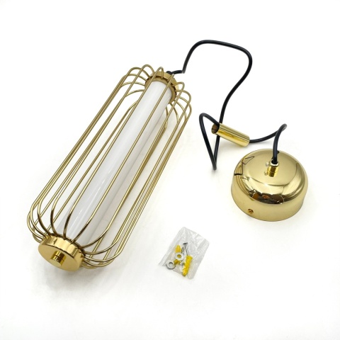 Nowoczesna lampa wisząca BONNIE 7W LED złota