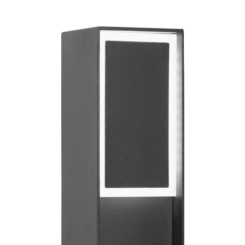 Nowoczesna lampa ogrodowa MODO słupek - czarna IP44 LED