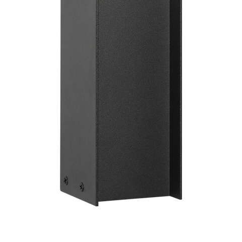 Nowoczesna lampa ogrodowa MODO słupek - czarna IP44 LED