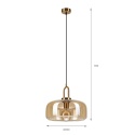 Nowoczesna lampa wisząca 1-punktowa AMAYA