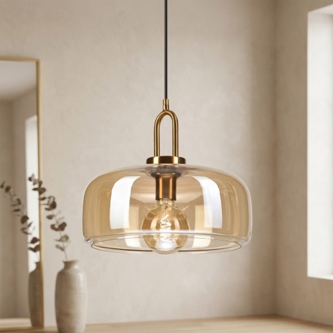 Nowoczesna lampa wisząca 1-punktowa AMAYA