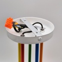 Nowoczesna lampa sufitowa DOMINO 5-punktowa MULTICOLOR E27
