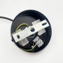 Elegancka lampa wisząca 1-punktowa VELLO złota E27 szklany klosz