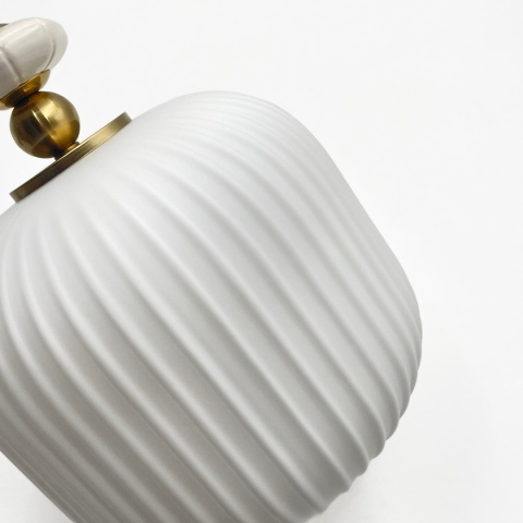 Elegancka lampa wisząca 1-punktowa ROYAL E27 szklane elementy