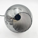 Elegancka lampa wisząca 1-punktowa VELLO E27 szklany dymny klosz