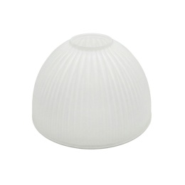 Elegancki klosz RETRO biały z czarną obwódką E27 14x11CM szklany