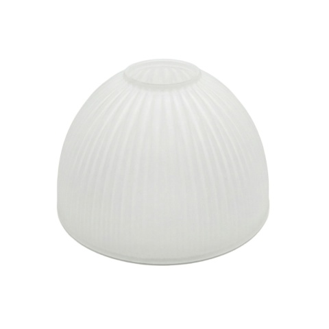 Elegancki klosz RETRO biały z czarną obwódką E27 14x11CM szklany