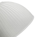 Elegancki klosz RETRO biały z czarną obwódką E27 14x11CM szklany