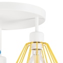 Nowoczesna lampa 3-punktowa AUDREY MULTICOLOR E27 metal