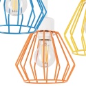 Nowoczesna lampa 3-punktowa AUDREY MULTICOLOR E27 metal