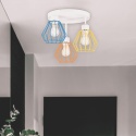 Nowoczesna lampa 3-punktowa AUDREY MULTICOLOR E27 metal