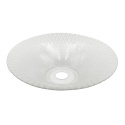 Nowoczesmy klosz JULL transparentny z tłoczeniem 12x22CM - E27 szklany