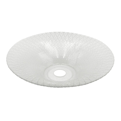 Nowoczesmy klosz JULL transparentny z tłoczeniem 12x22CM - E27 szklany