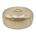Nowoczesmy klosz AMAYA bursztynowy 33x14,8CM - E27 szklany