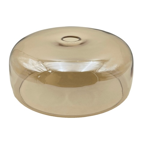 Nowoczesmy klosz AMAYA bursztynowy 33x14,8CM - E27 szklany
