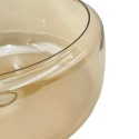 Nowoczesmy klosz AMAYA bursztynowy 33x14,8CM - E27 szklany