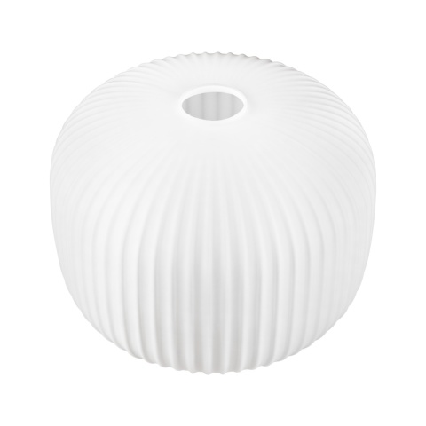 Nowoczesna lampa sufitowa HARMA z drewnem dębowym, szklany ryflowany klosz E E27