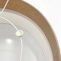 Nowoczesna lampa sufitowa DAFNE LOFT plafon - biały dąb 2-punktowy 2xE27