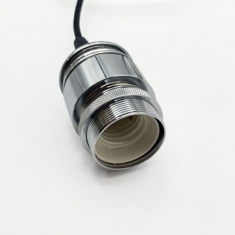 Nowoczesna lampa wisząca 1-punktowa FLO chrom E27